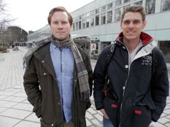 Filip Langemar och Jonas Eriksson