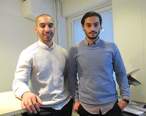 Arian Barakat and Rebin Hosini. Photo: Department of Statistics