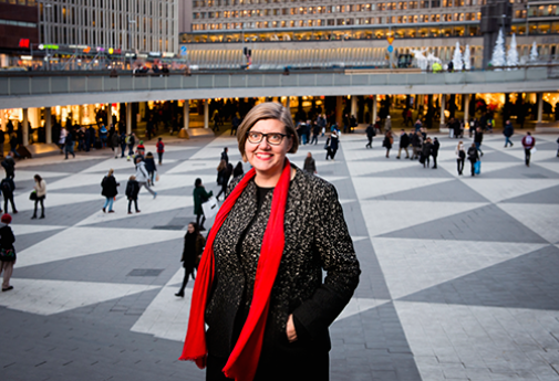Astrid Söderbergh Widding, rektor för Stockholms universitet. Foto: Eva Dalin för Stockholms universitet.