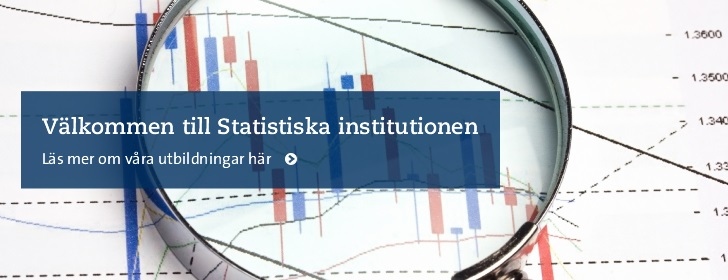 Grafer, text: Välkommen till Statistiska institutionen. Foto: Mostphotos