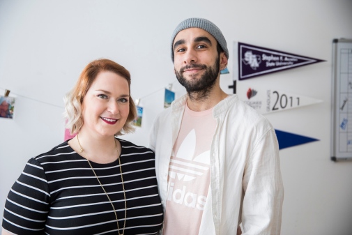 Zebine Bojler och Hama Kashrow Zebine Bojler och Hama Kashrow Foto: Niklas Björling