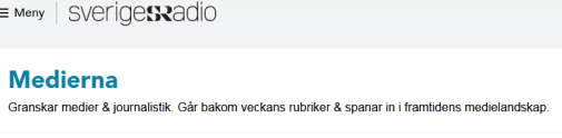 medierna radio